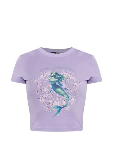 embellished graphic T-shirt by VERSACE