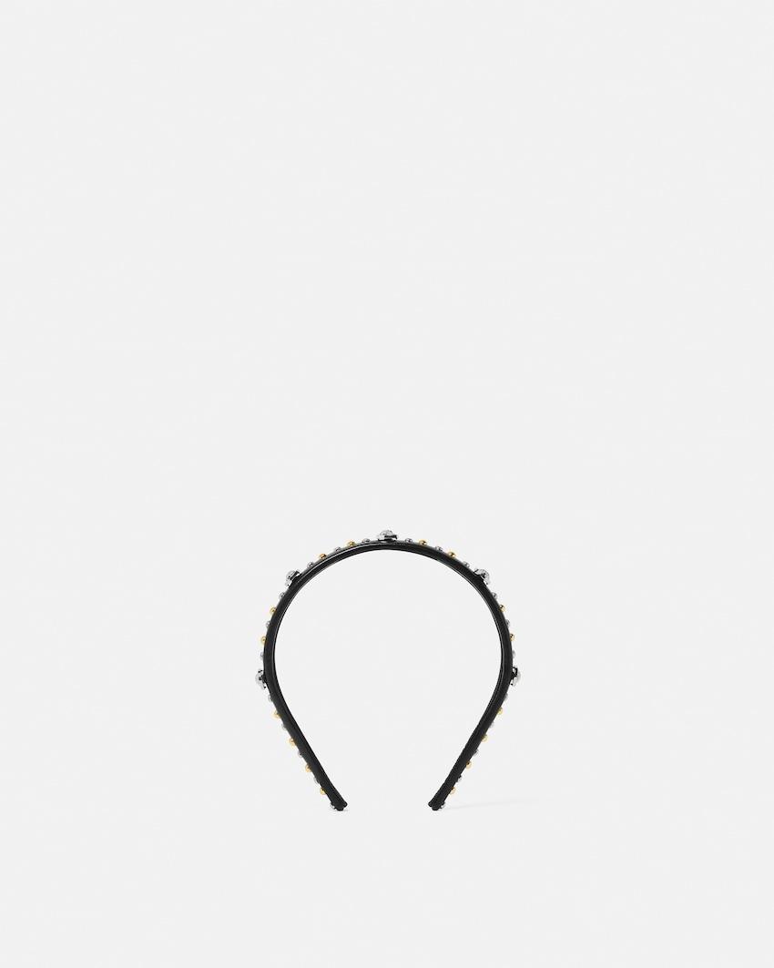 embellished leather headband by VERSACE