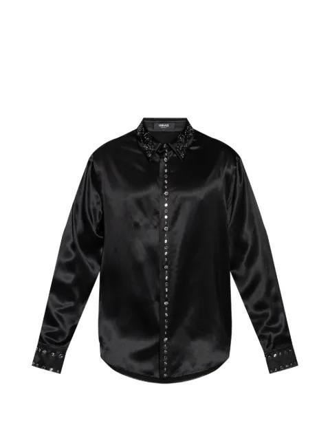 embellished shirt by VERSACE
