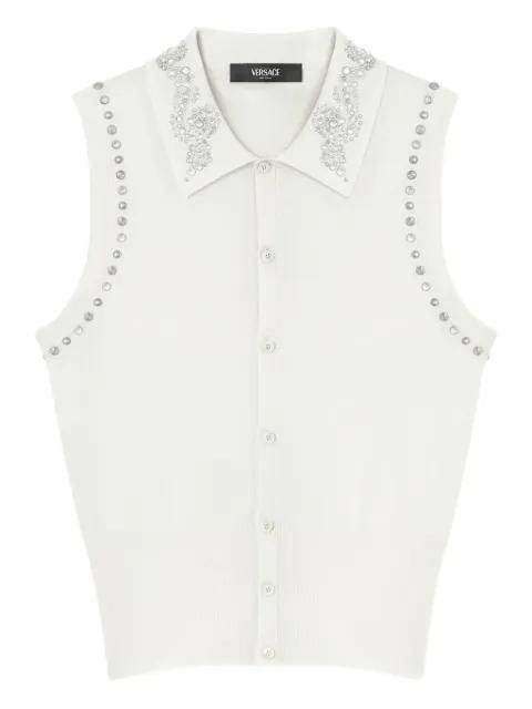 embellished vest by VERSACE
