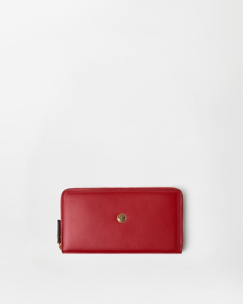 embleme leather wallet by VERSACE
