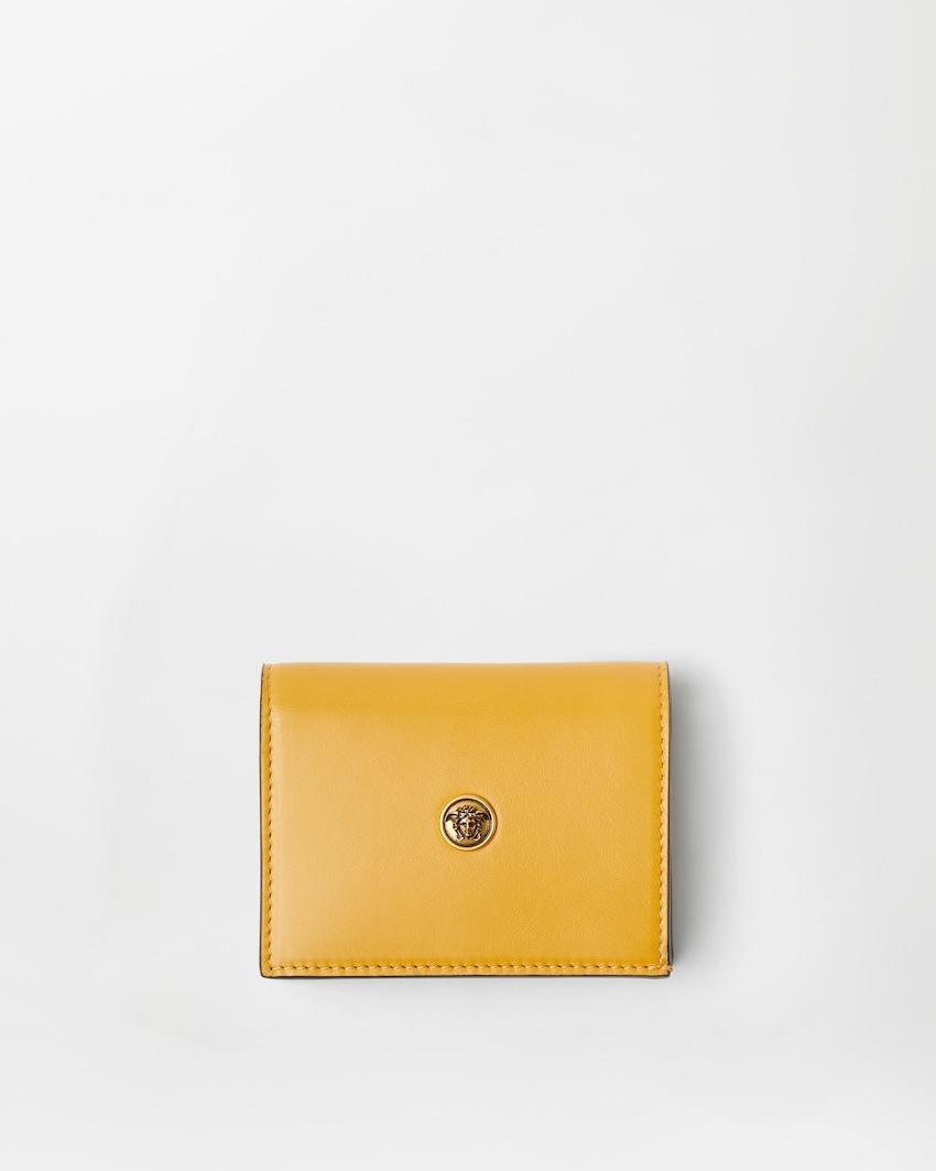 embleme leather wallet by VERSACE
