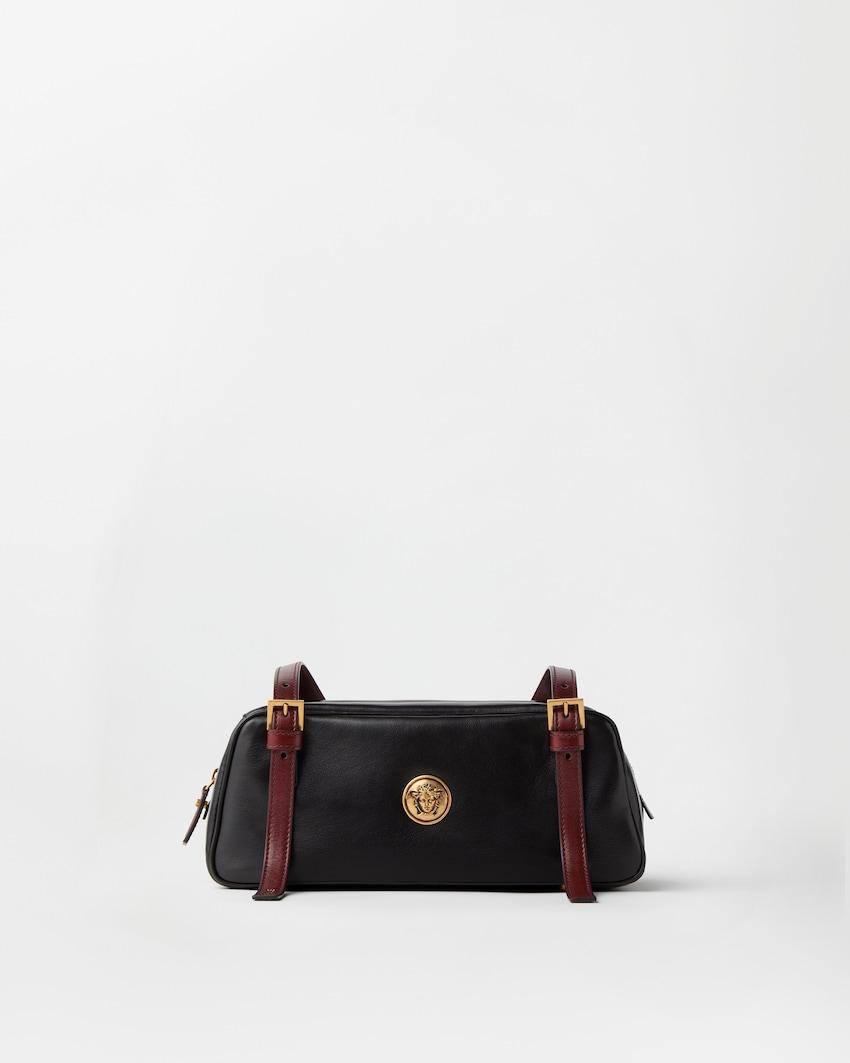 embleme nappa bowling bag by VERSACE