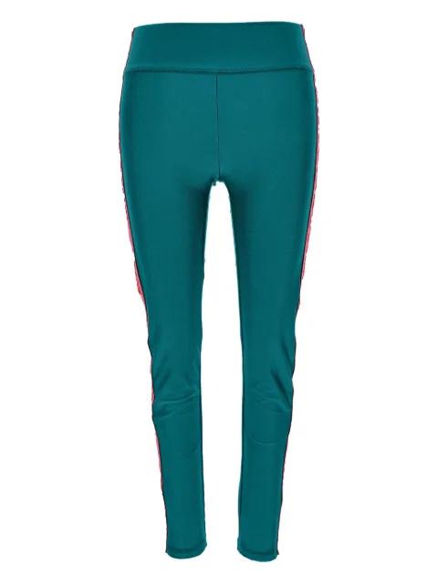 embossed-logo leggings by VERSACE