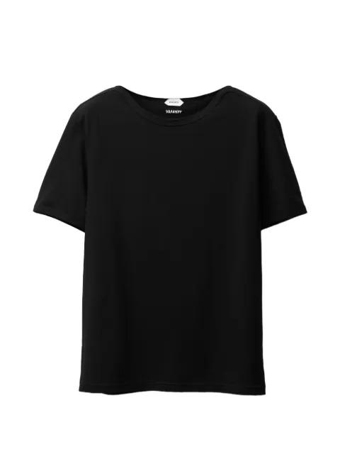 embroidered cotton-jersey T-shirt by VERSACE