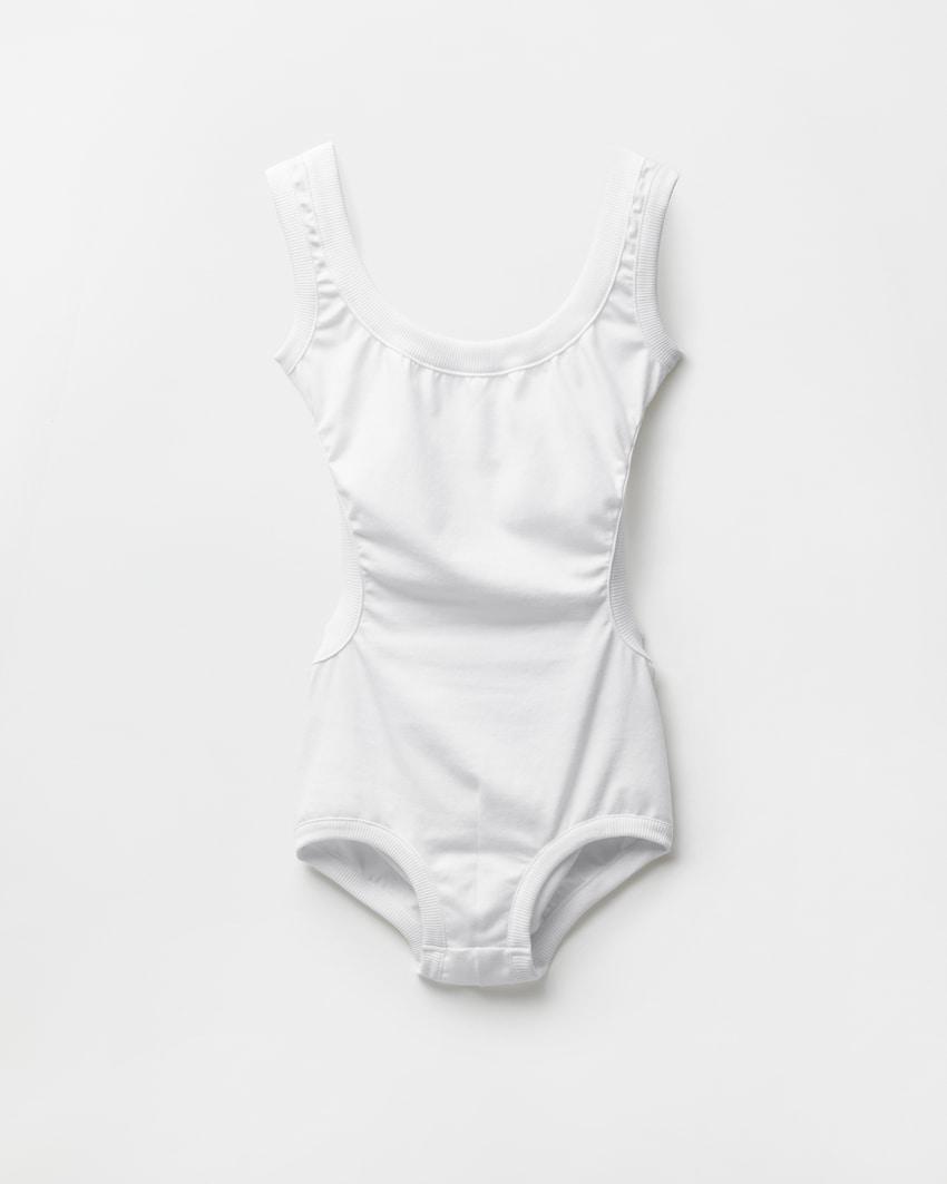 embroidered cotton-jersey bodysuit by VERSACE