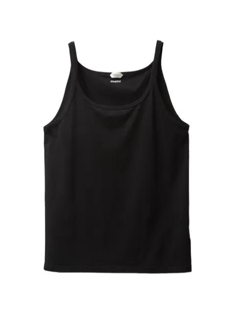 embroidered cotton-jersey tank top by VERSACE