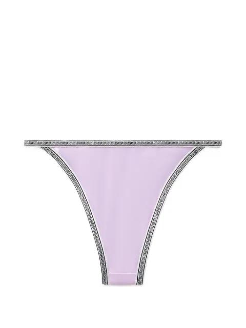 embroidered-logo bikini bottoms by VERSACE