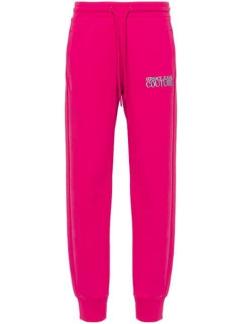 embroidered-logo track pants by VERSACE
