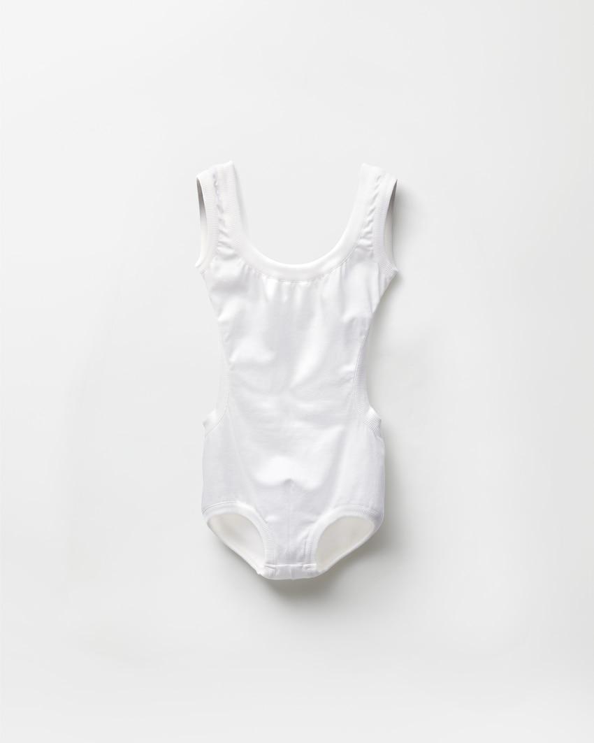 embroidered stretch cotton-jersey bodysuit by VERSACE