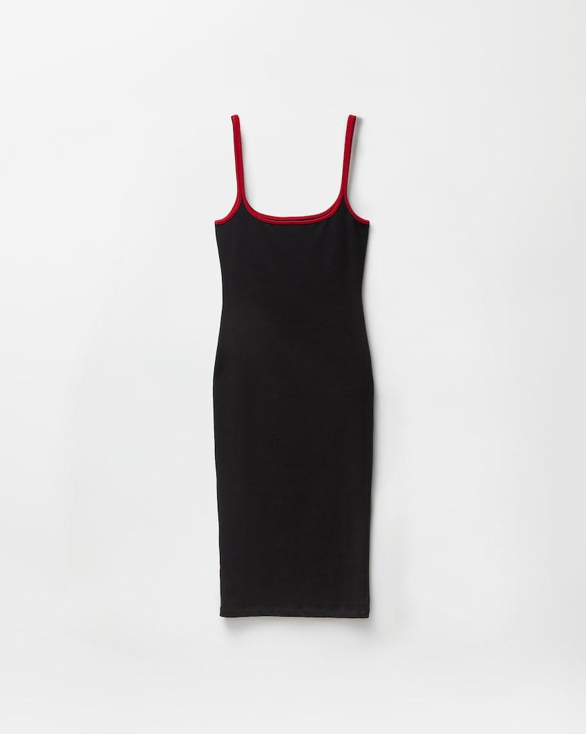 embroidered stretch cotton-jersey midi dress by VERSACE