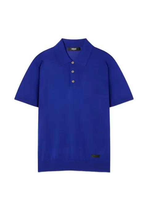 fine-knit polo shirt by VERSACE