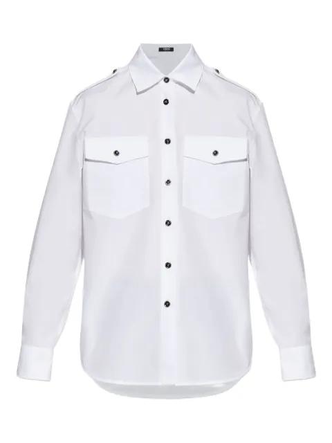 flap-pocket buttoned shirt by VERSACE