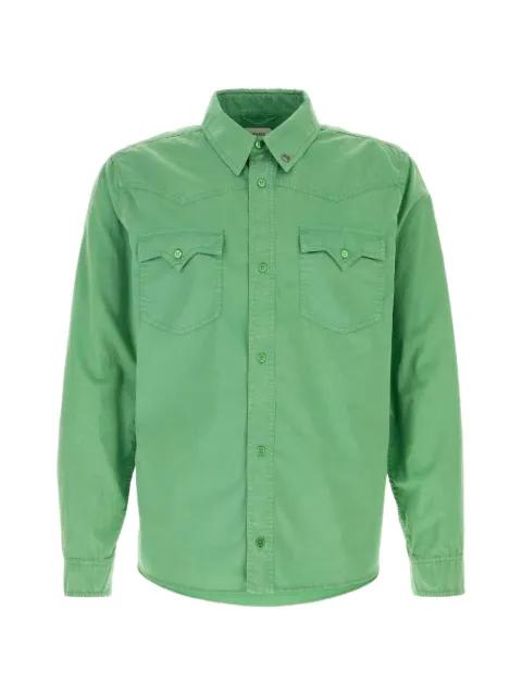 flap-pocket shirt by VERSACE