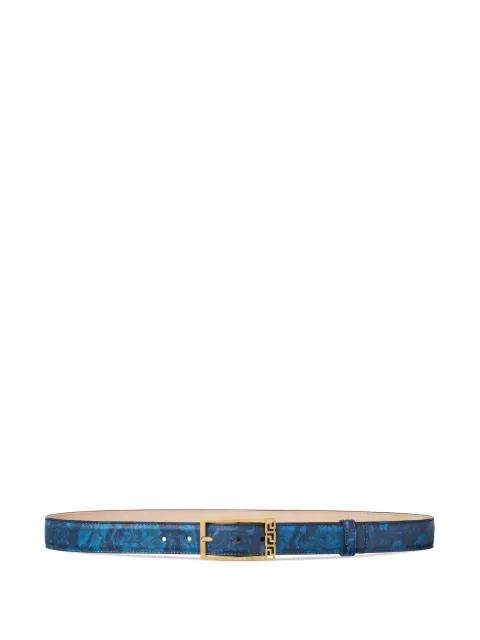 floral buckle belt by VERSACE