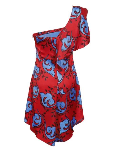 floral-print mini dress by VERSACE