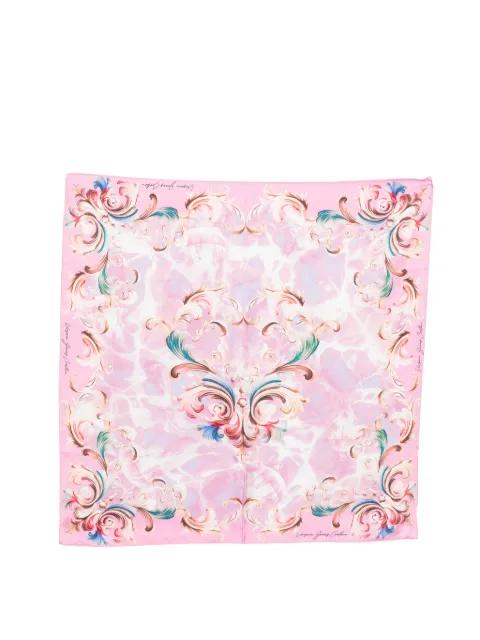 floral print scarf by VERSACE