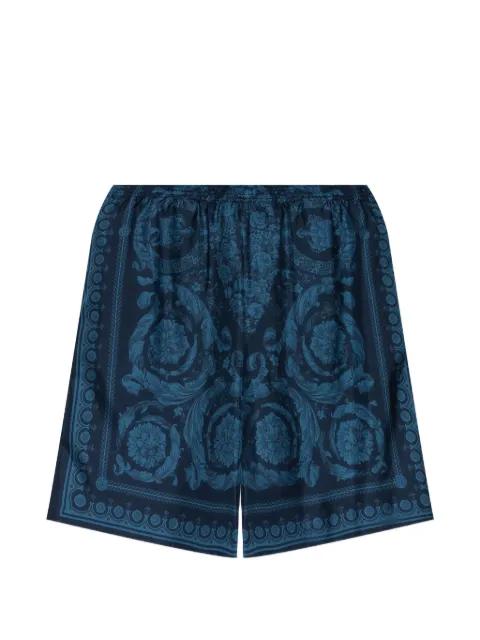 floral-print shorts by VERSACE