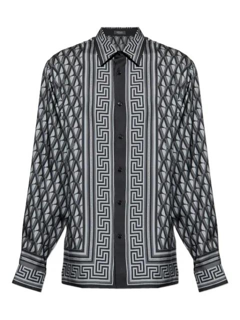 geometric print shirt by VERSACE