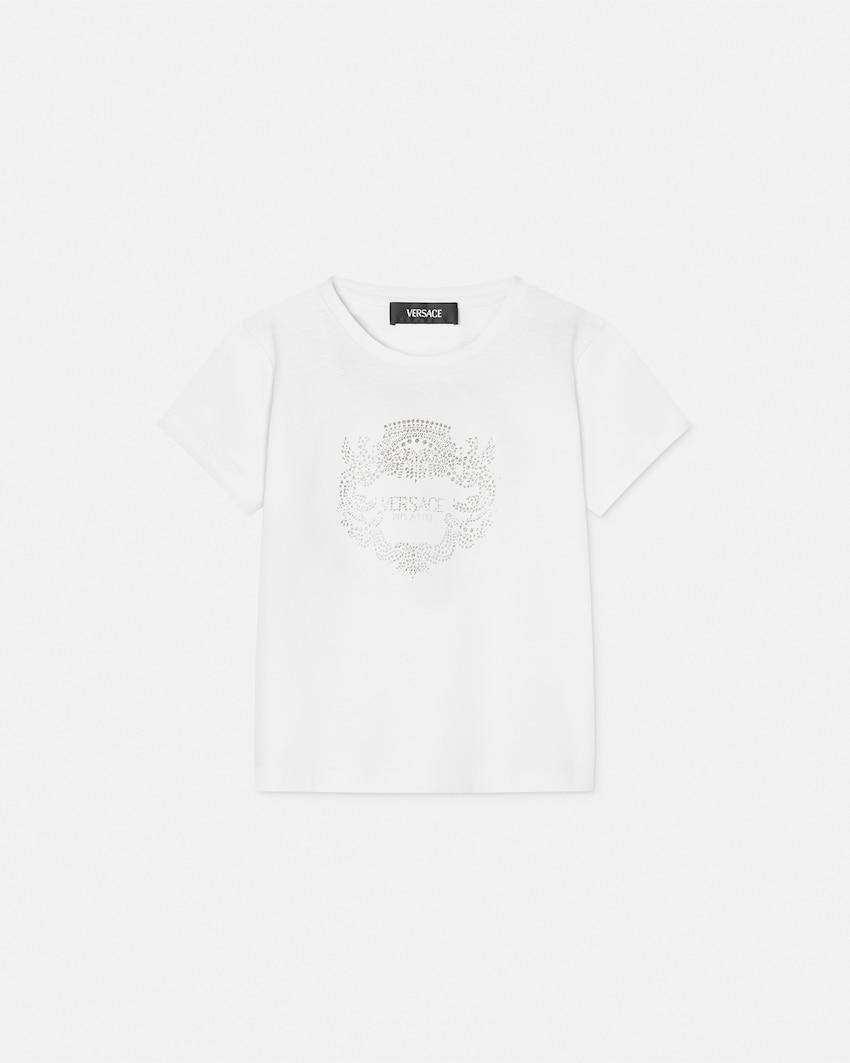 glitter versace milano kids t-shirt by VERSACE