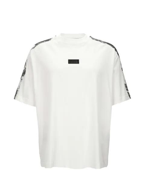 graphic-panel T-shirt by VERSACE