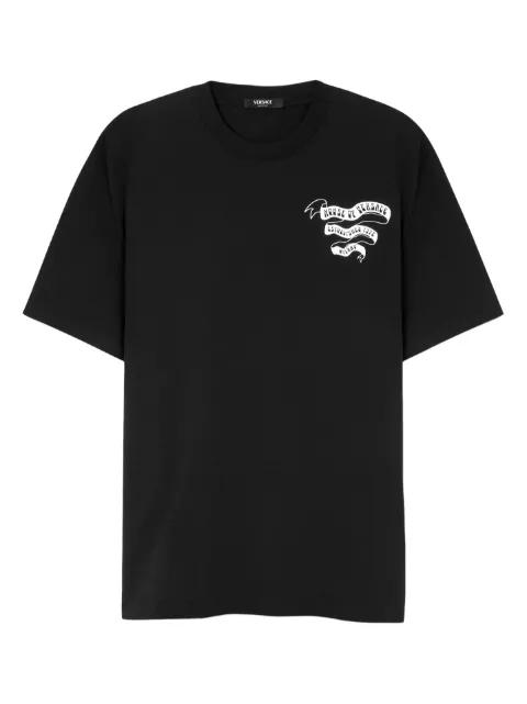 graphic-print T-shirt by VERSACE
