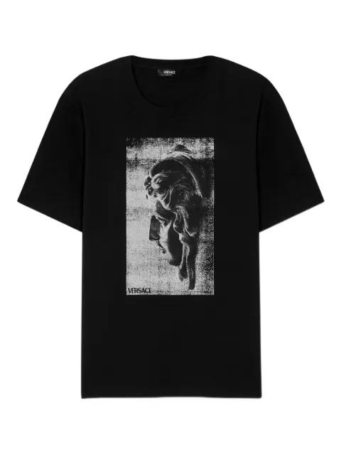 graphic-print T-shirt by VERSACE