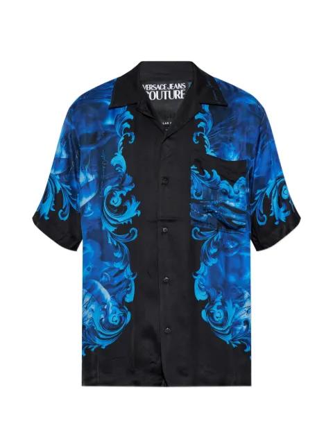 graphic-print shirt by VERSACE