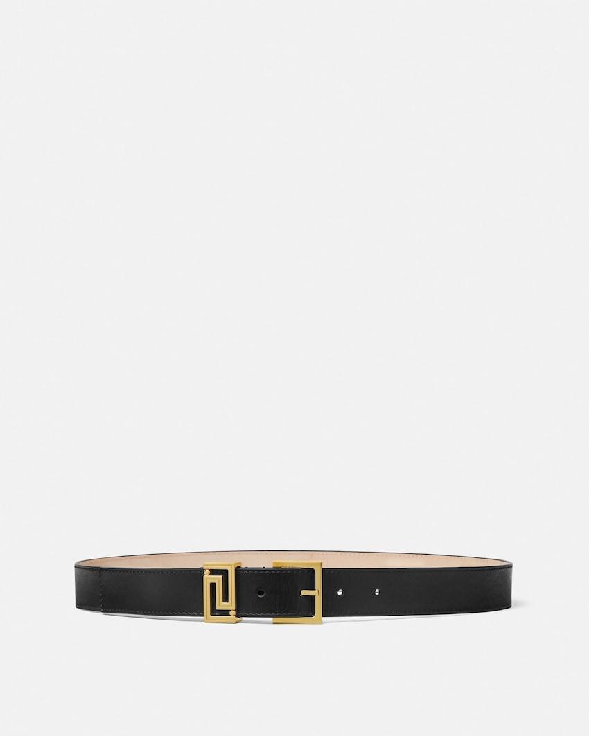 greca goddess leather belt 3 cm by VERSACE
