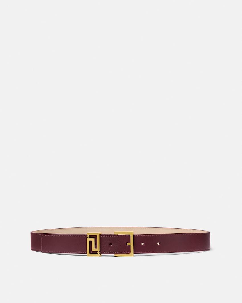 greca goddess leather belt 3 cm by VERSACE
