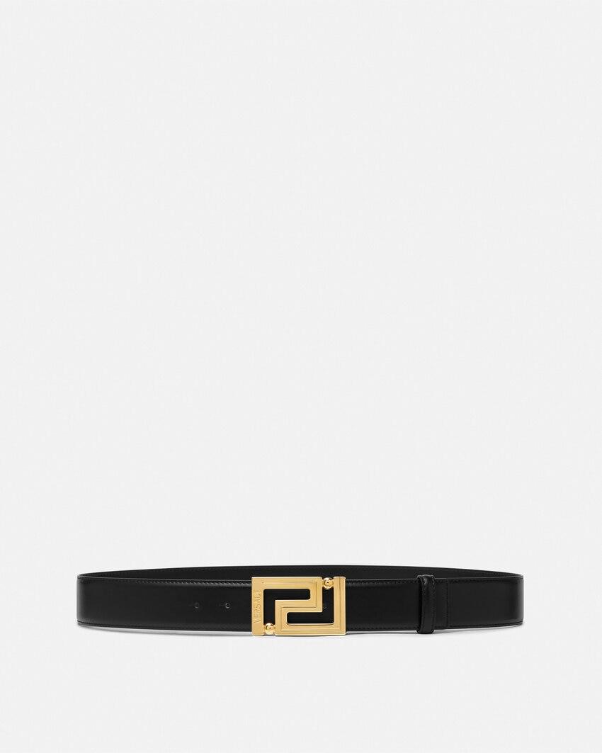 greca leather belt 1.6 by VERSACE