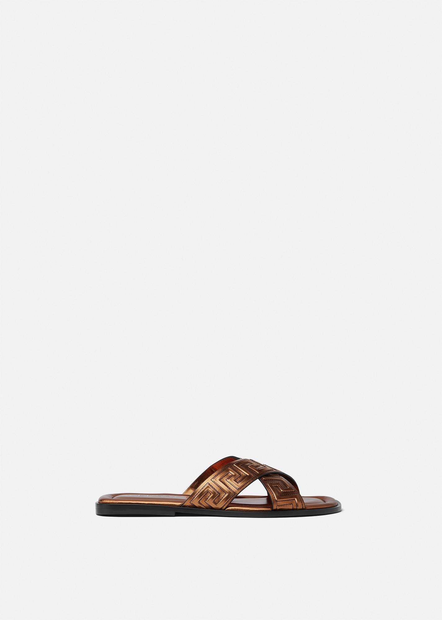 greca sandals by VERSACE