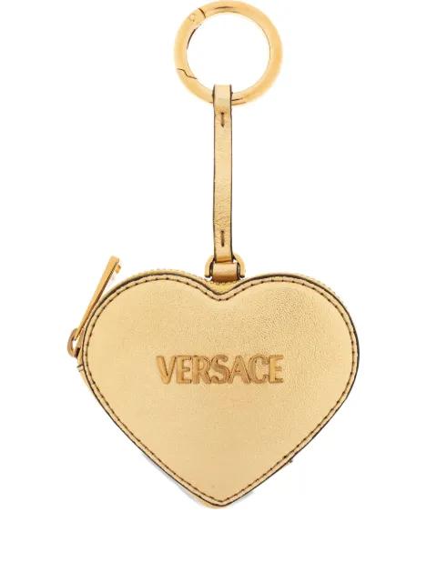 heart-shaped keyring by VERSACE