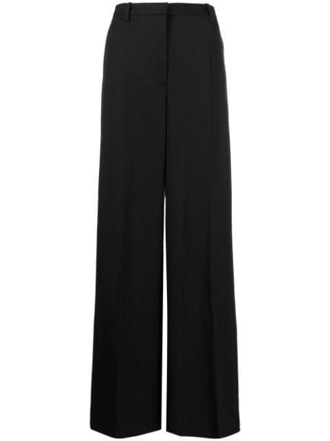 high-waisted wide-leg trousers by VERSACE
