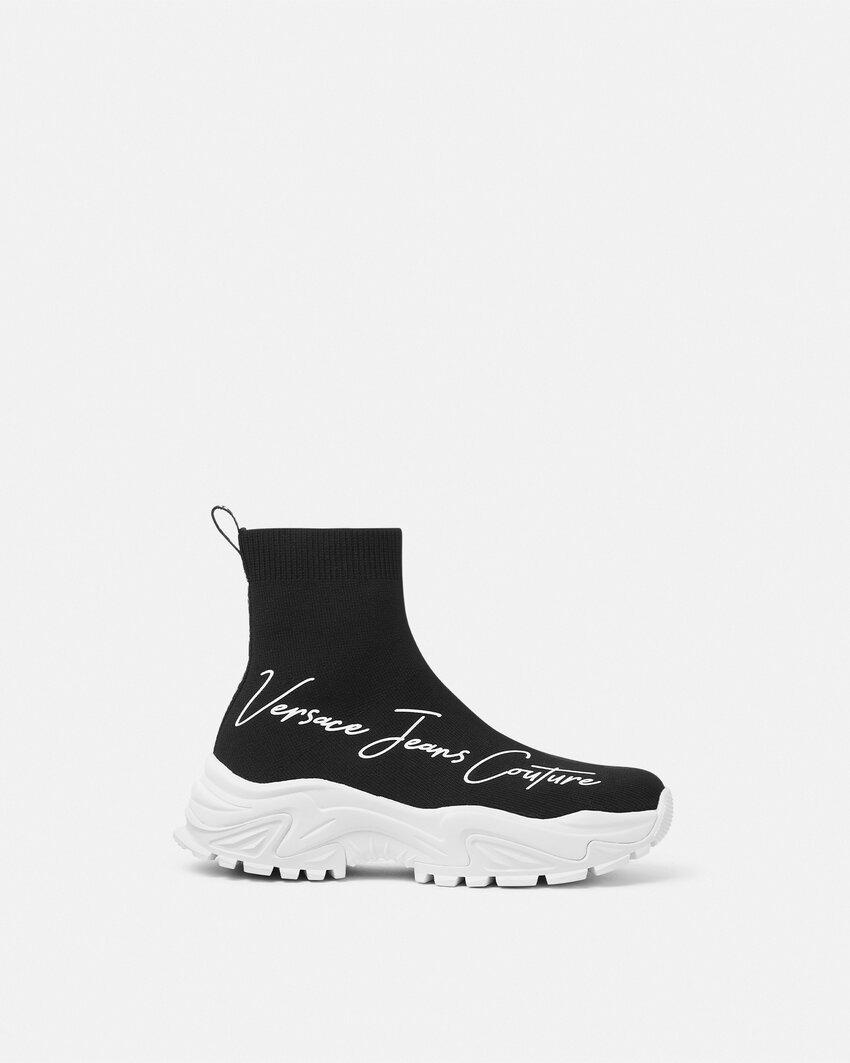 hiker sock trainers by VERSACE