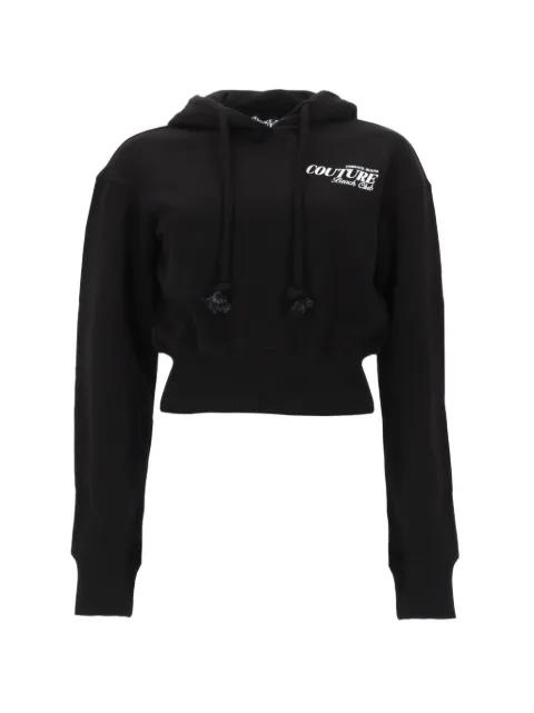 hoodied cropped sweater by VERSACE