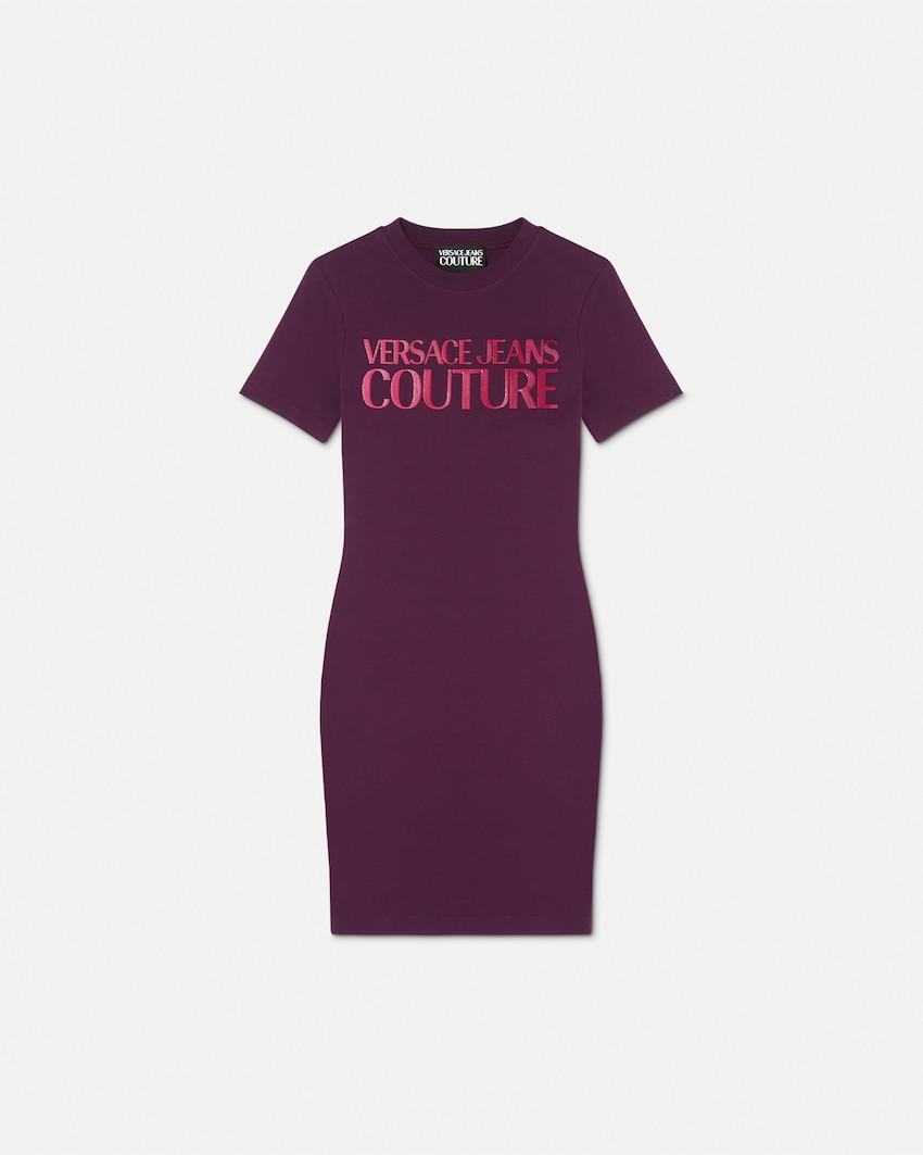 institutional logo t-shirt dress by VERSACE
