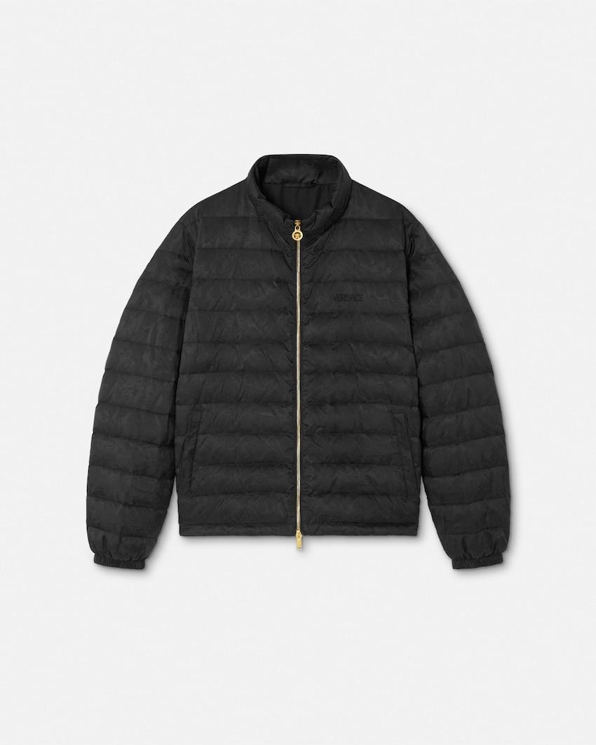 jacquard padded jacket by VERSACE