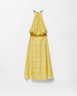 jacquard silk crepe satin midi dress by VERSACE jacquard silk crepe satin midi dress by VERSACE