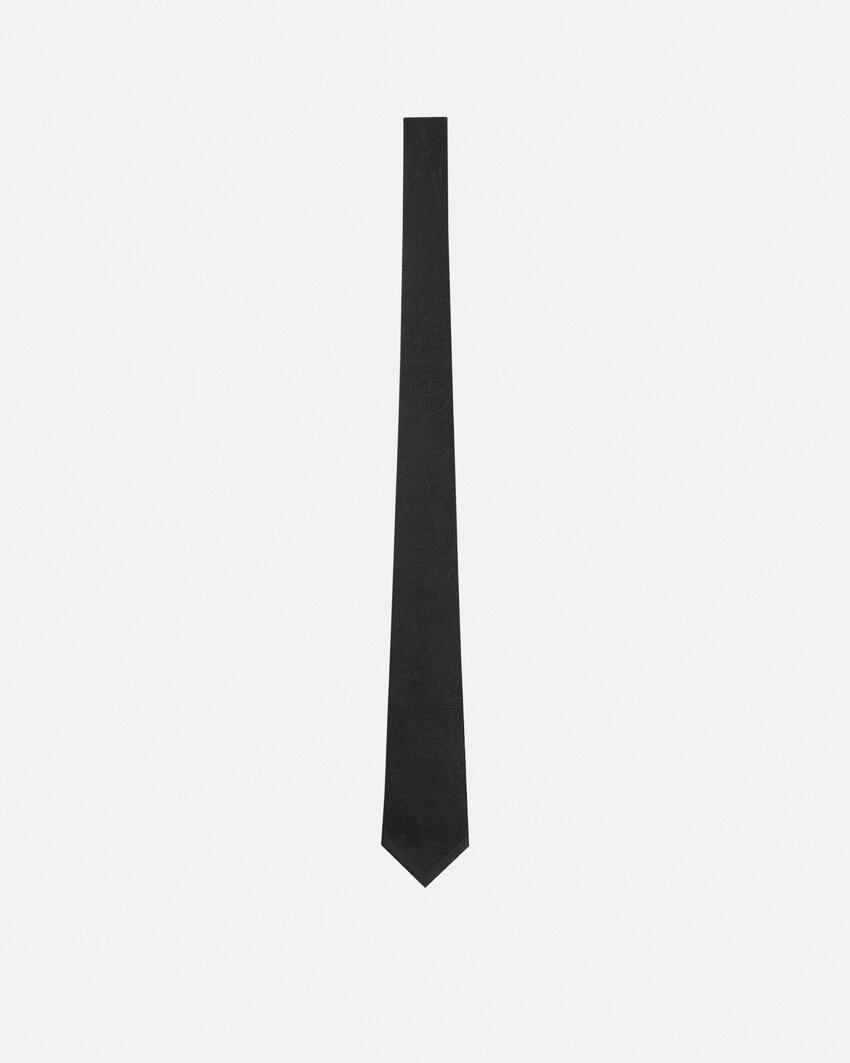 jacquard silk tie by VERSACE