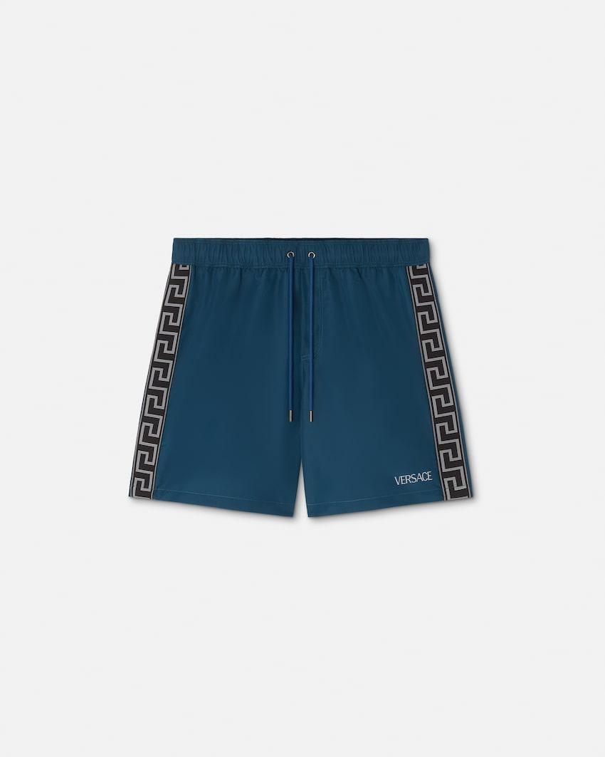 jacquard swim boardshorts by VERSACE