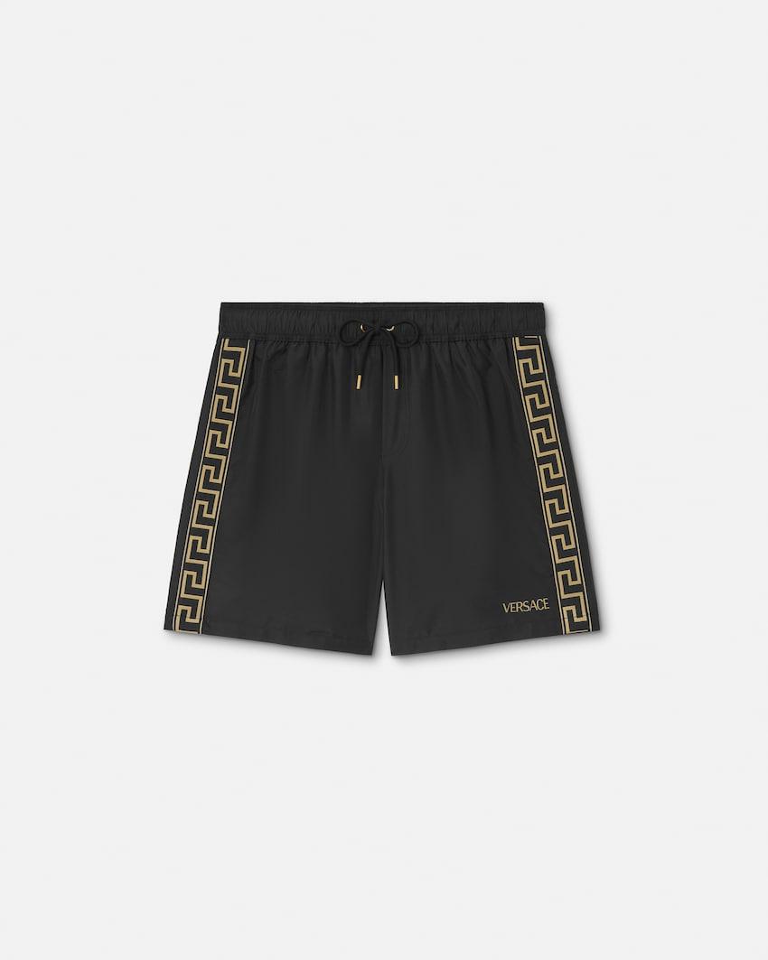 jacquard swim boardshorts by VERSACE