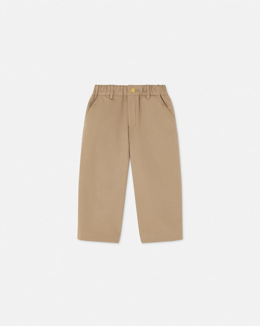 kids cotton-gabardine cargo pants by VERSACE