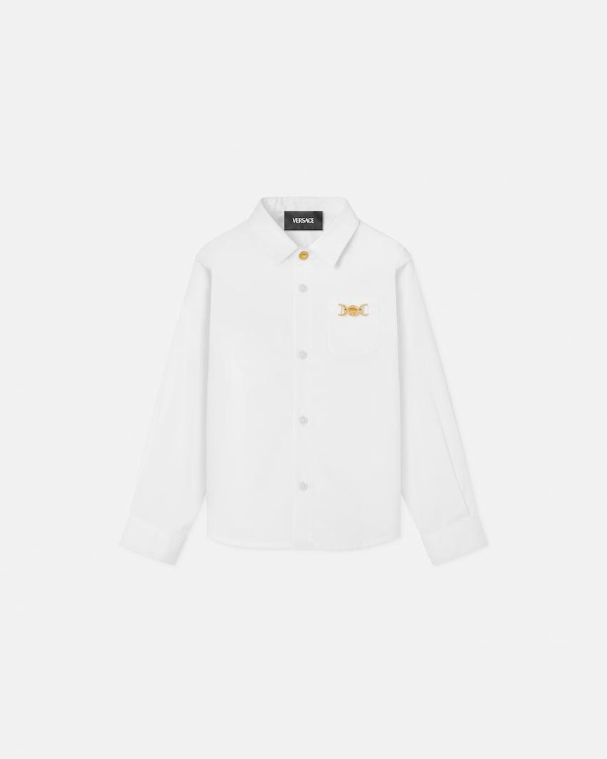 kids cotton-poplin shirt by VERSACE