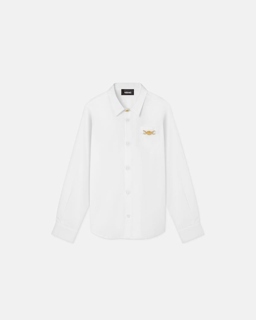kids cotton-poplin shirt by VERSACE
