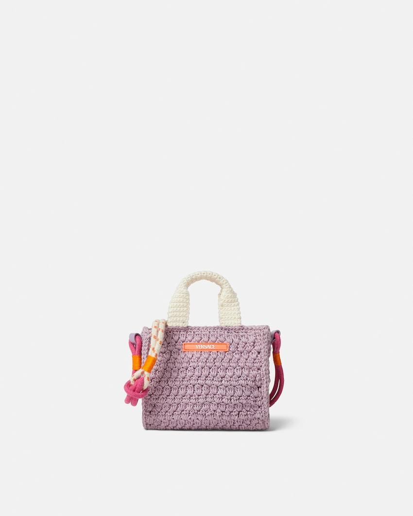 kids crochet mini bag by VERSACE