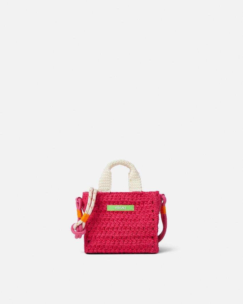 kids crochet mini bag by VERSACE