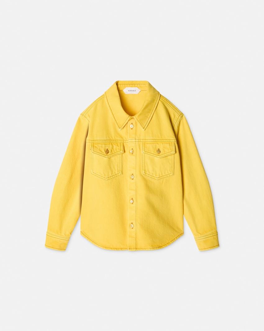 kids denim shirt by VERSACE