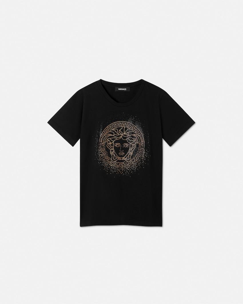 kids embellished cotton-jersey t-shirt by VERSACE