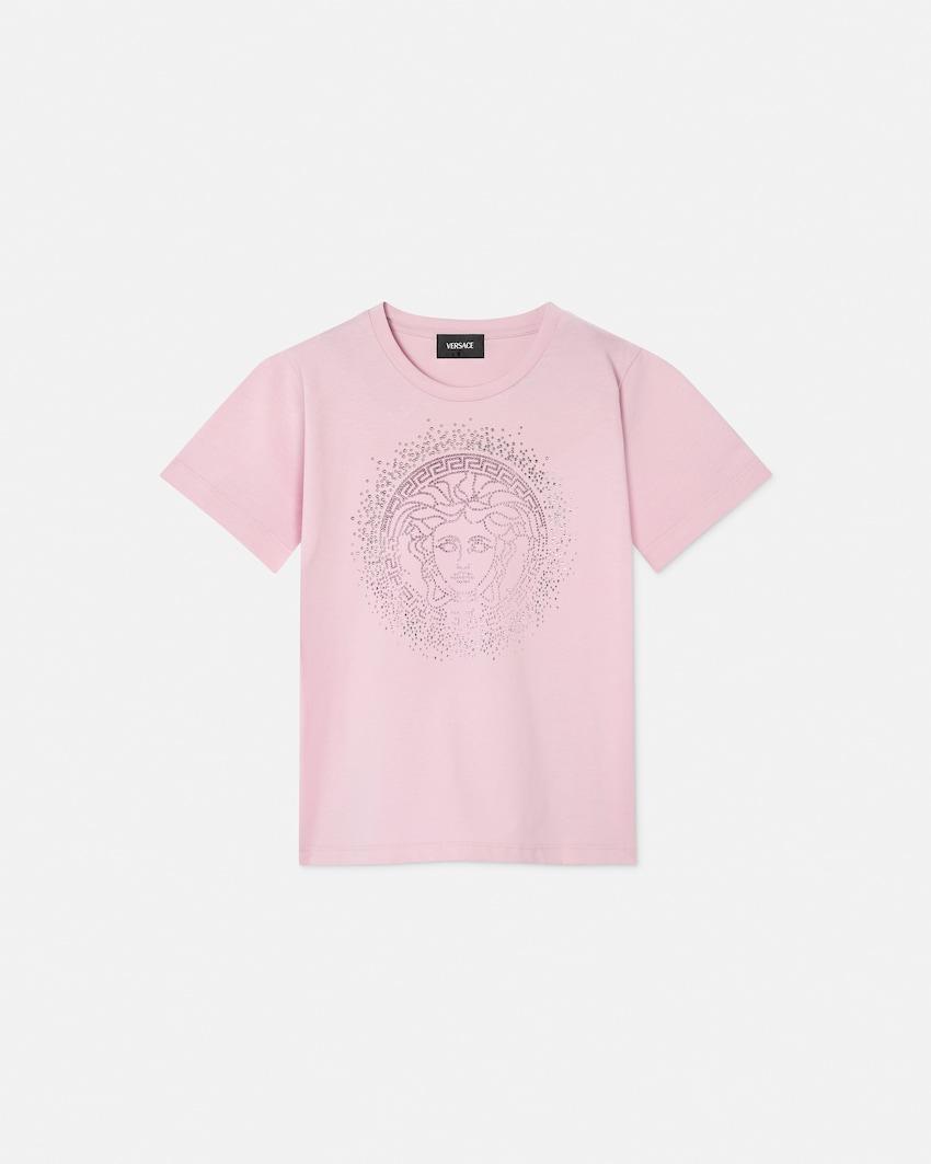 kids embellished printed cotton-jersey t-shirt by VERSACE